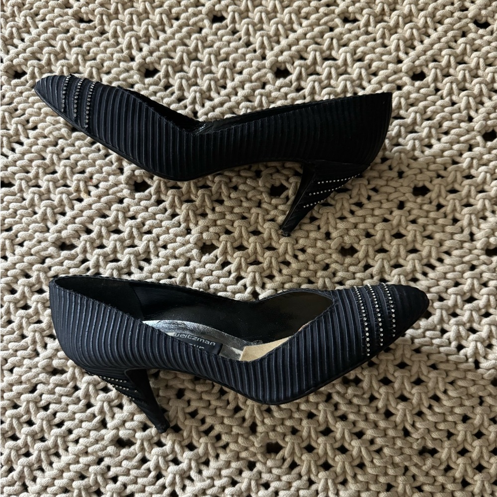 Vintage Stuart Weitzman By Mr. Seymour Rhinestone Pumps Size 7.5